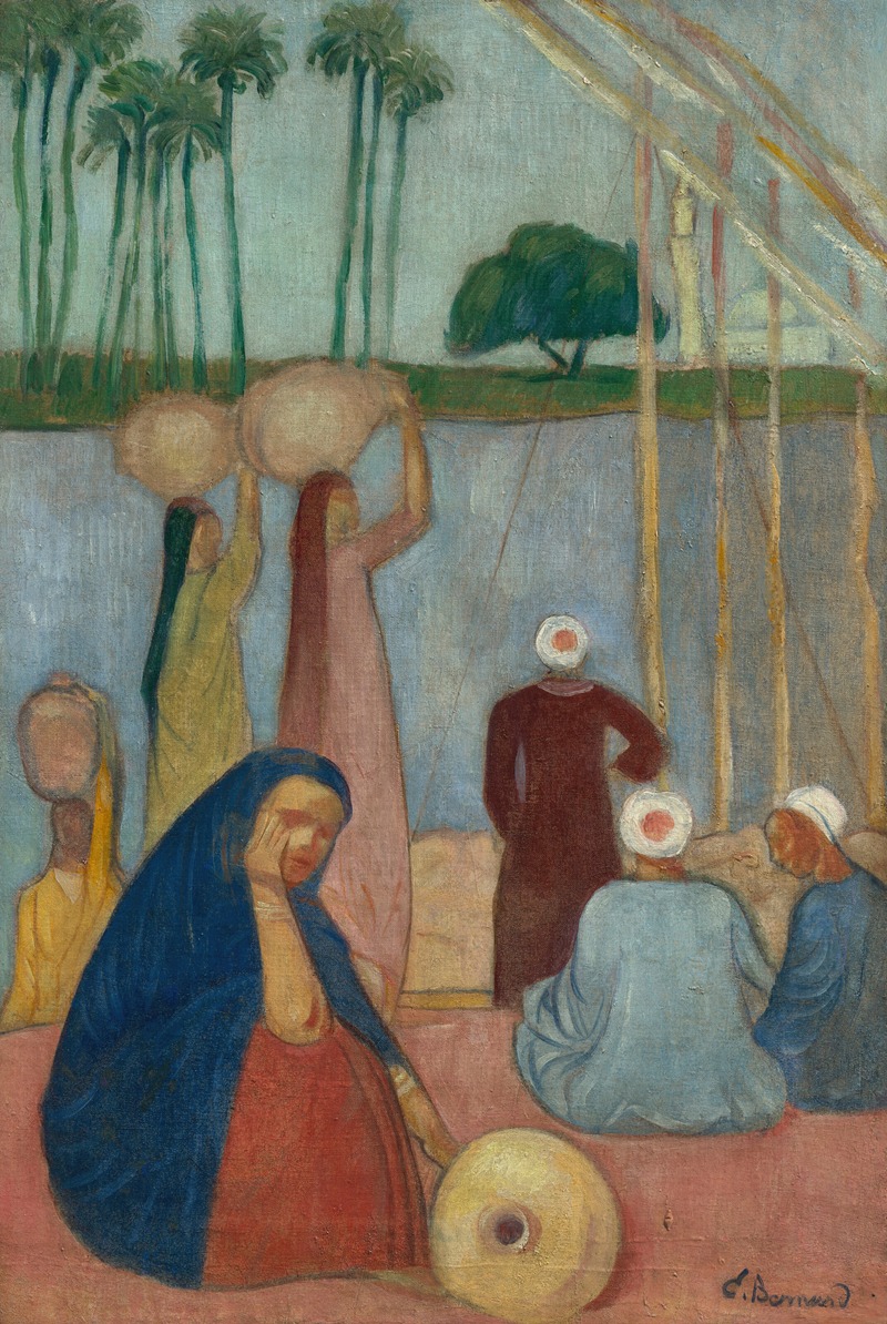 Emile Bernard - Les Bords du Nil