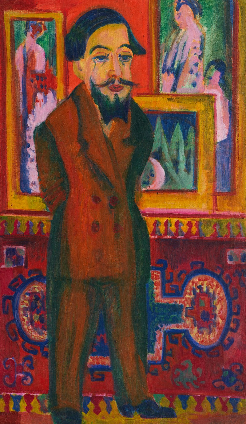 Ernst Ludwig Kirchner - Männerbildnis L. Schames