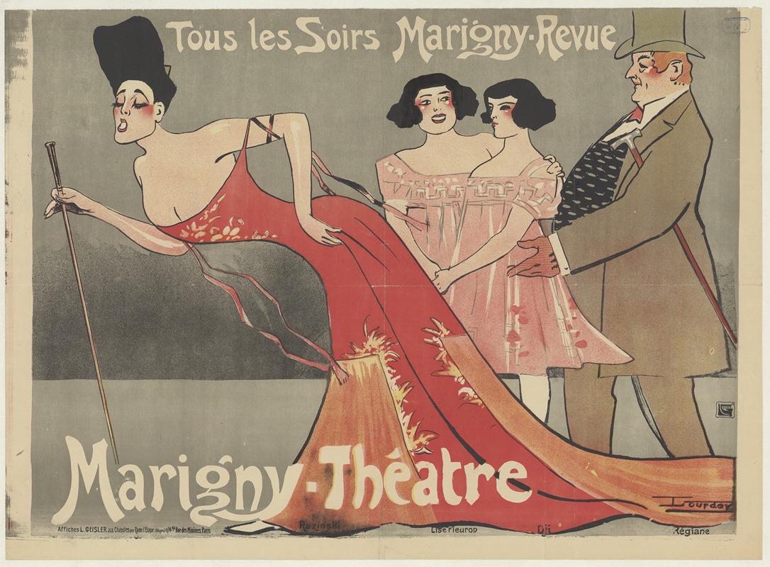 Maurice Lourdey - Tous les soirs Marigny-Revue. Marigny Théâtre