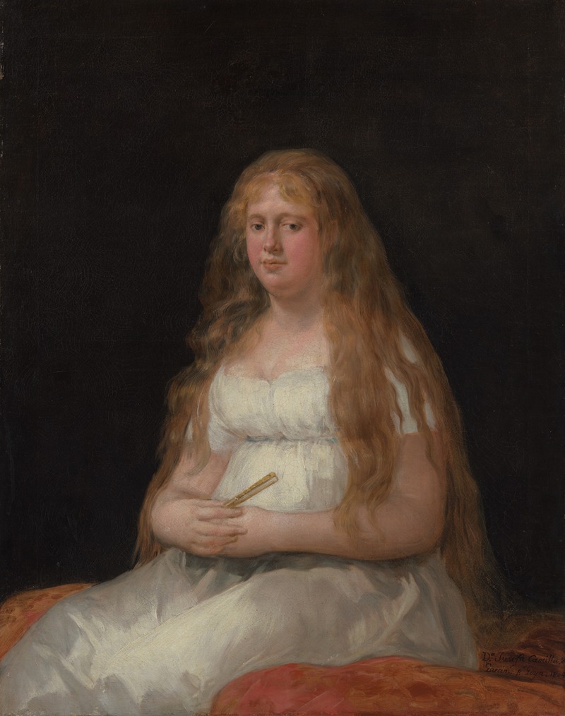 Francisco de Goya - Josefa de Castilla Portugal y van Asbrock de Garcini (1775–about 1850)