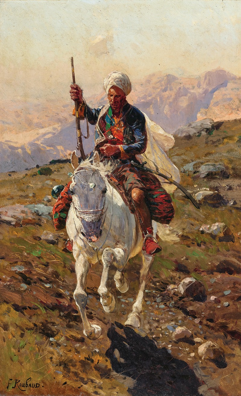 Franz Roubaud - A Caucasian Rider