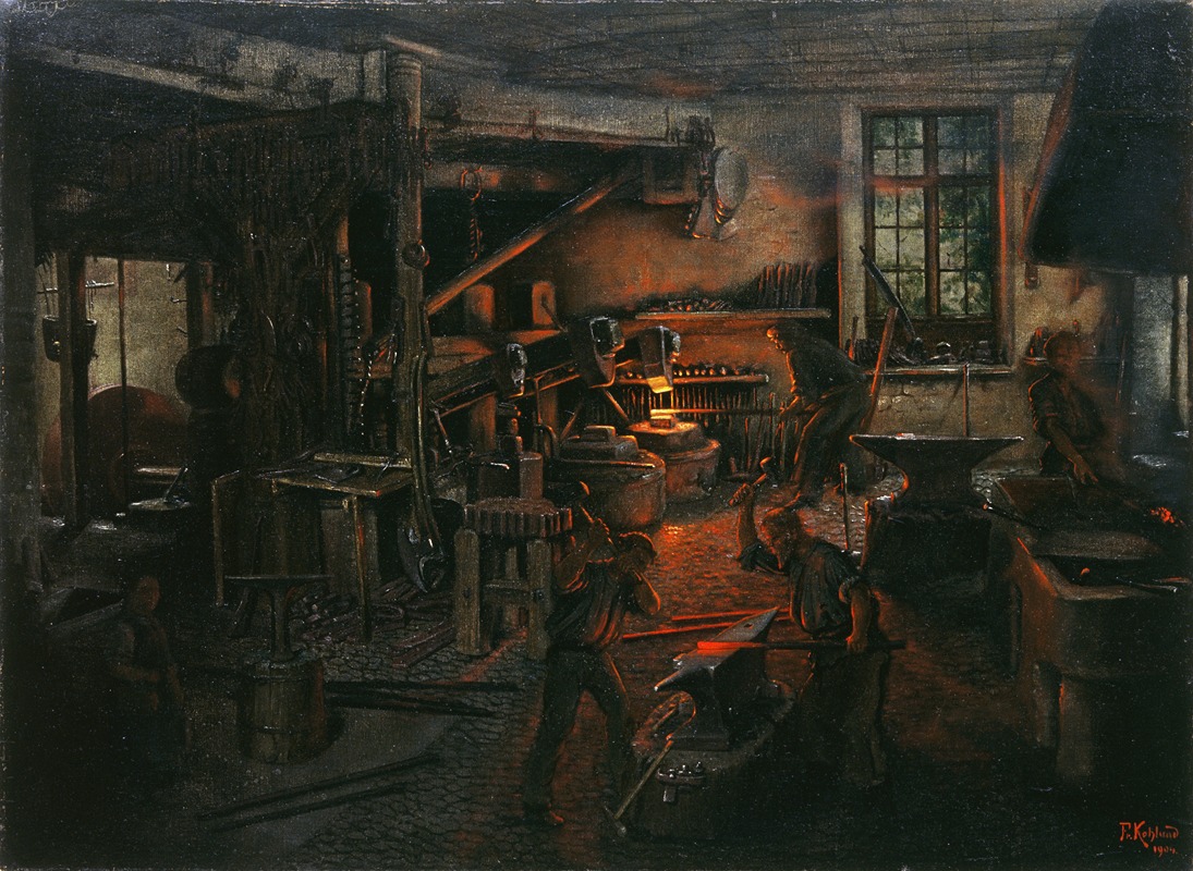 Fritz Kohlund - The Fauler Hammer Mill in Falkensteig