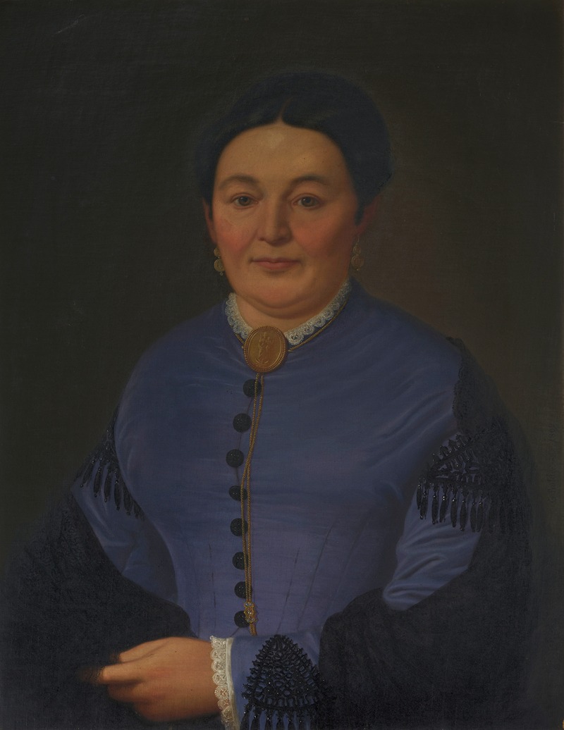 Georg Balder - Portrait of Philippine Trescher, née Traub