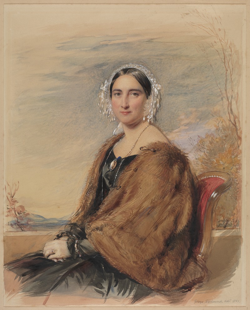 George Richmond - Portrait of a Woman