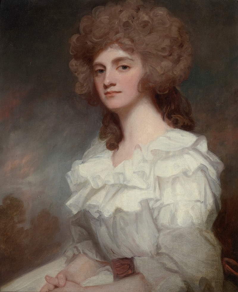 George Romney - PORTRAIT OF ANN MORLEY BORN BARLOW (C. 1741-1787)