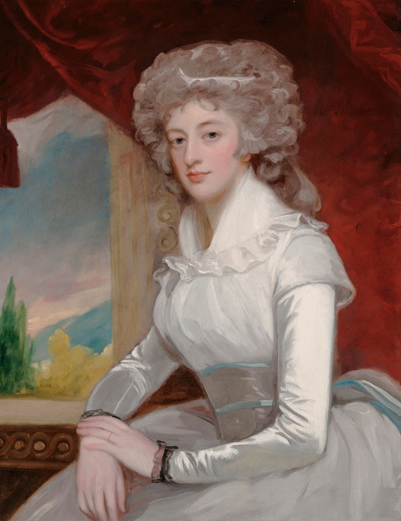 George Romney - Portrait of Mrs William Maguire