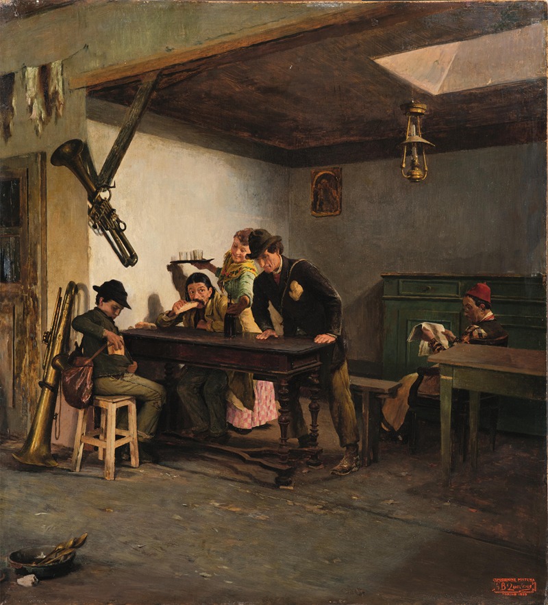 Giovanni Battista Quadrone - Travelling Musicians in a Tavern (Suonatori ambulanti all’Osteria)