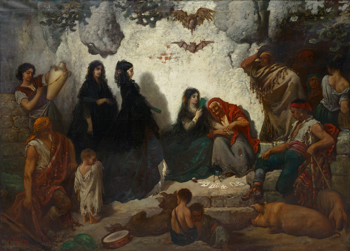 Gustave Doré - Fortune-Telling At Sacro-Monte