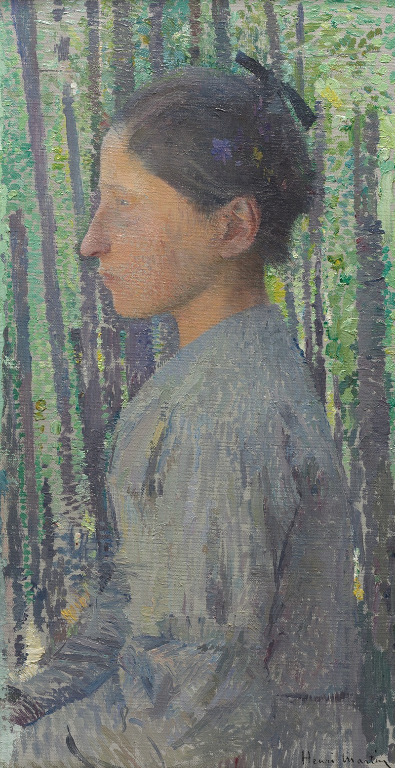 Henri Jean Guillaume Martin - Woman in Profile