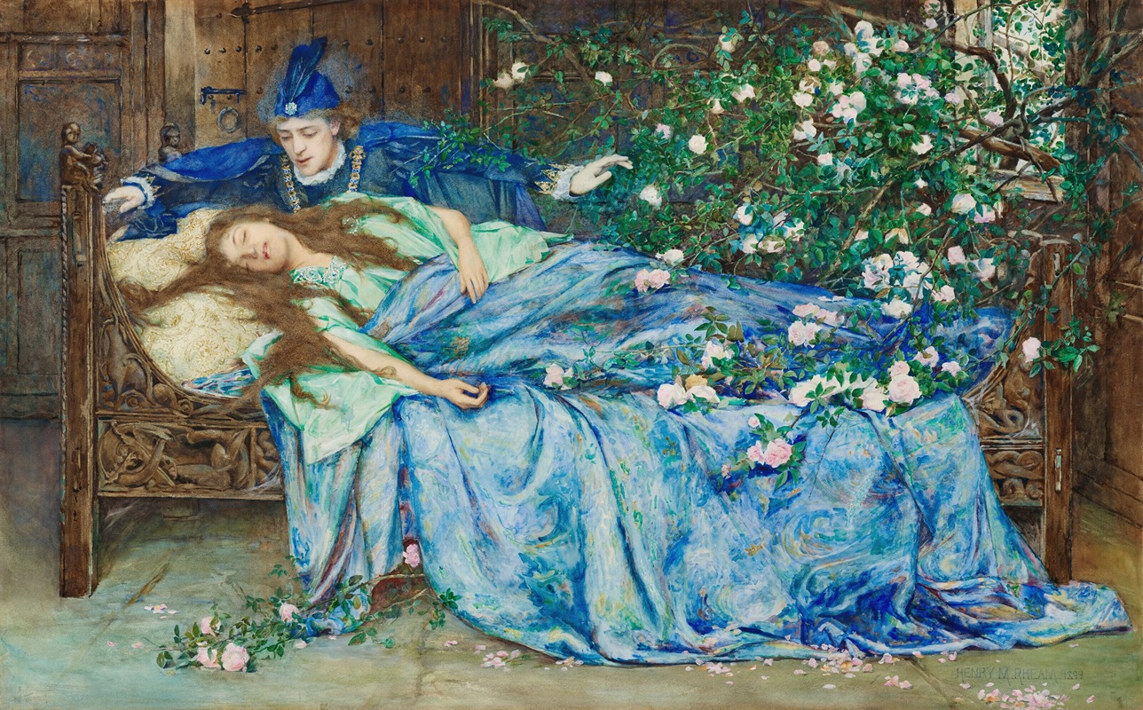 Henry Meynell Rheam - The Sleeping Beauty