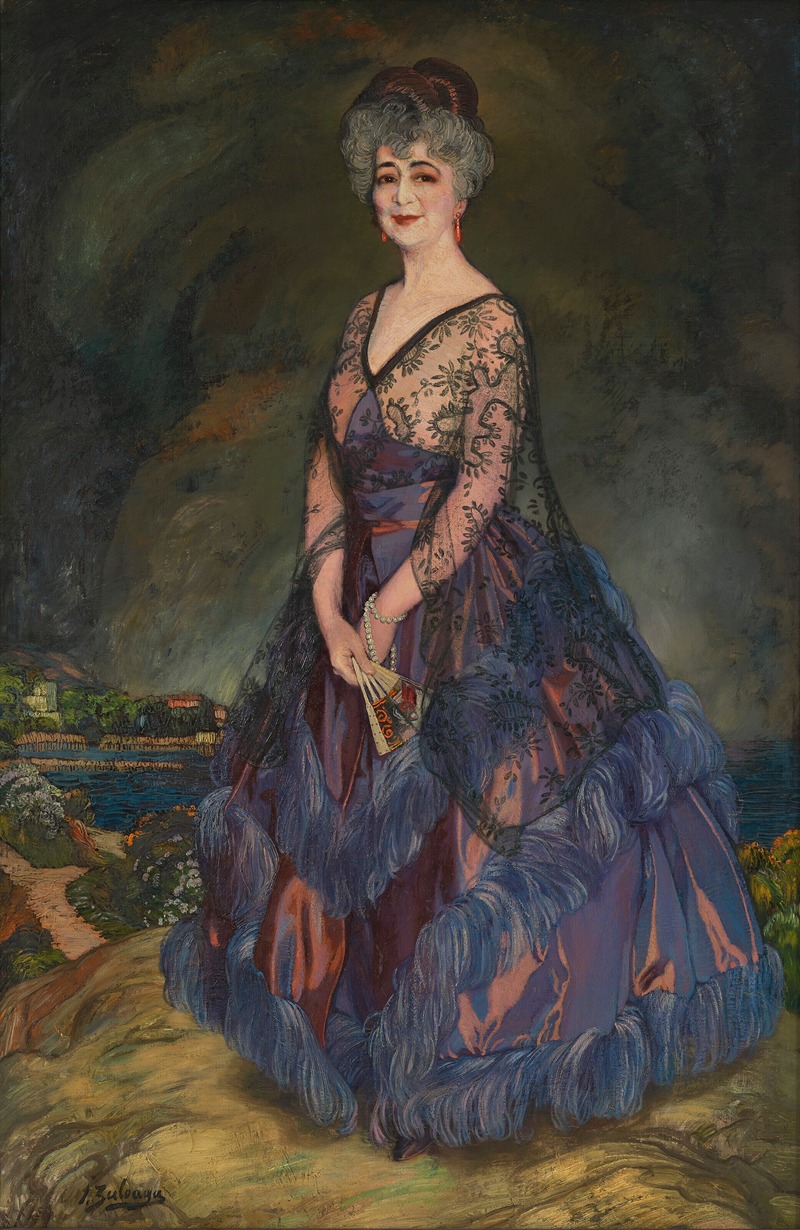 Ignacio Zuloaga - Portrait of Mrs. Julia G. Fahnestock