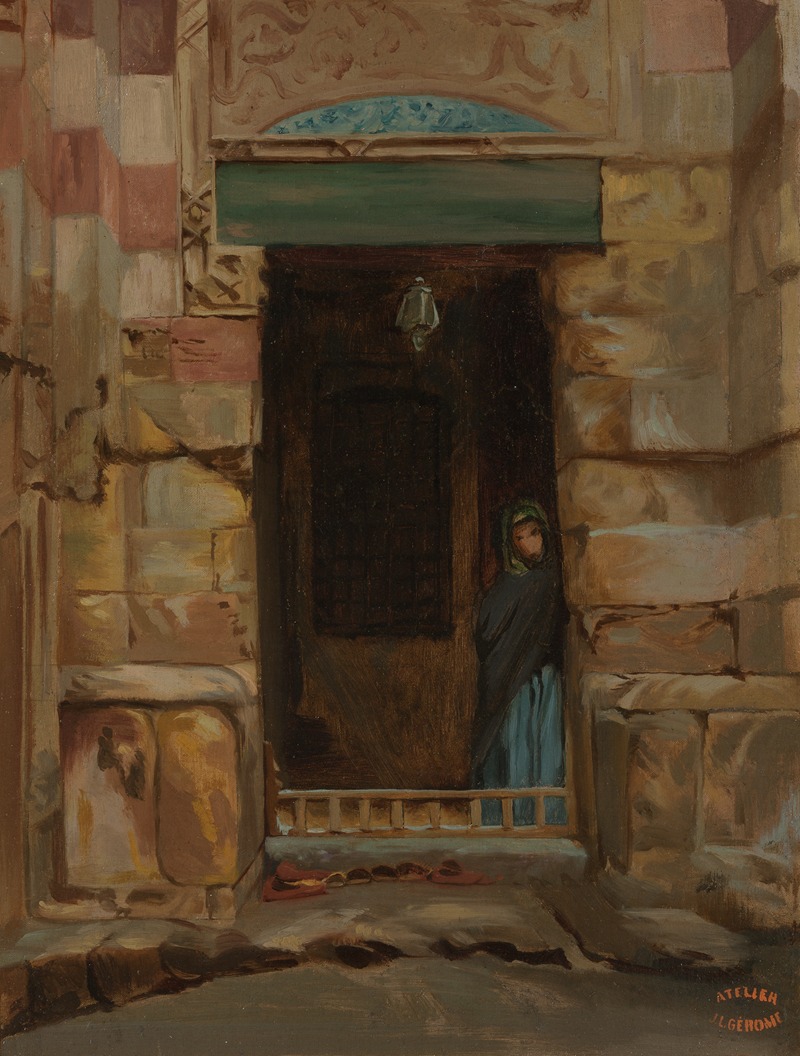 Jean-Léon Gérôme - Arab Woman in a Doorway