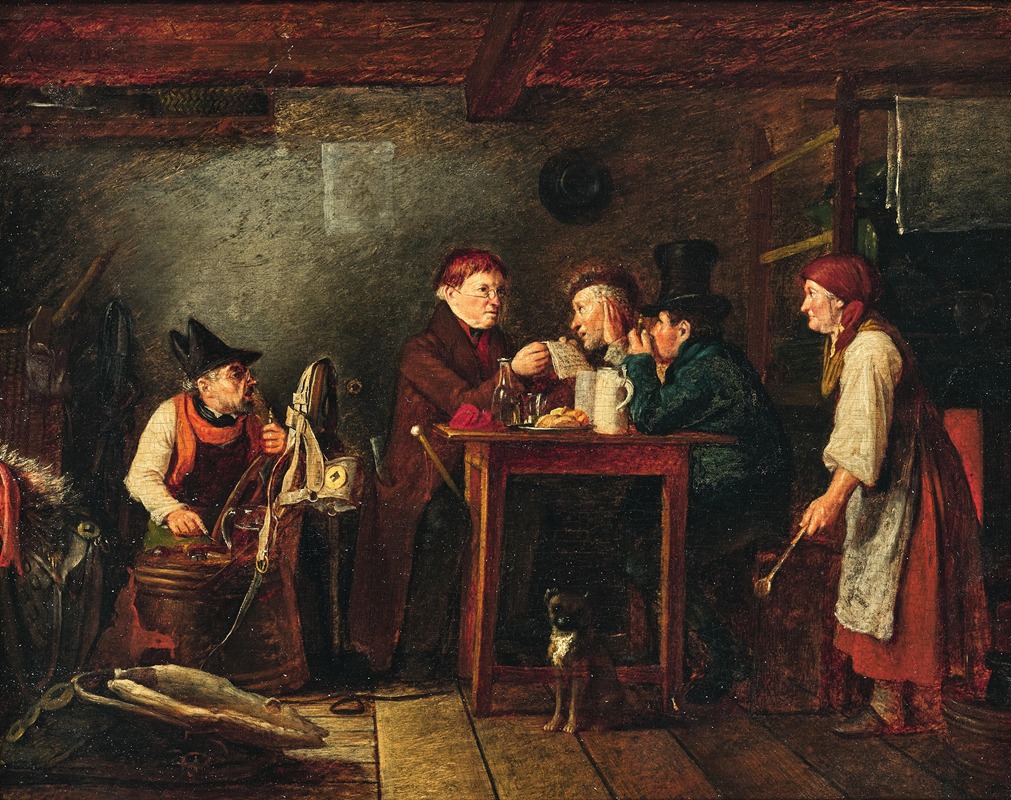 Johann Michael Neder - Lecture of the old Schoolmaster