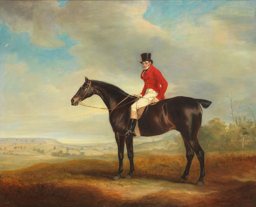 John Ferneley - Sir Harry Goodricke, Master Of The Quorn, On His Hunter Dr. Russell