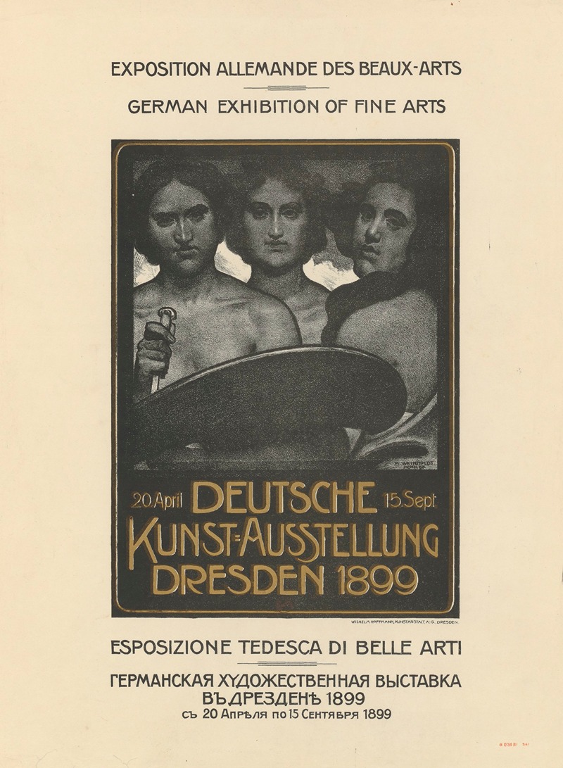 Moritz Weinholdt - Kunst-Ausstellung Dresden 1899