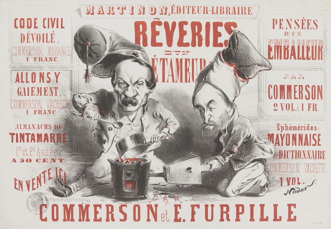 Nadar - Rêveries d’un étameur par Comerson et Furpille1854