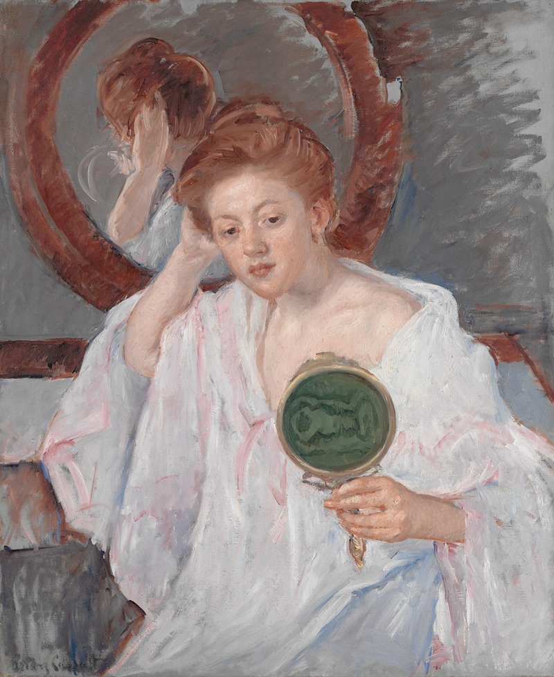 Mary Cassatt - Denise at Her Dressing Table