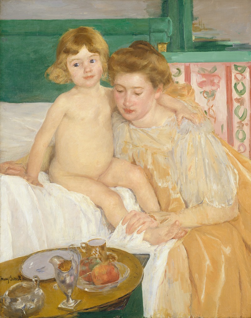 Mary Cassatt - Mother and Child (Baby Getting Up from His Nap)