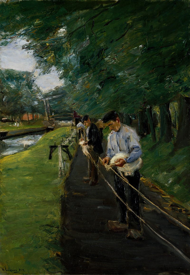 Max Liebermann - The Ropewalk in Edam