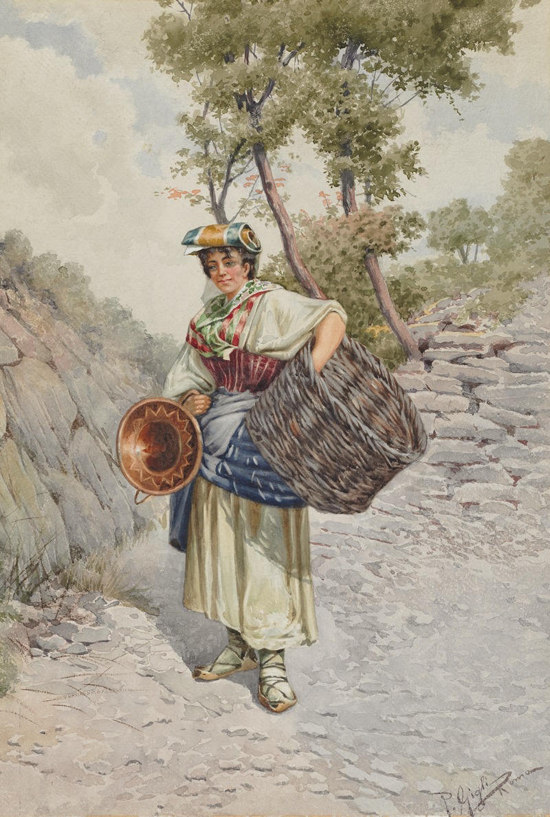 R. Gigli - Peasant Girl on a Stony Road