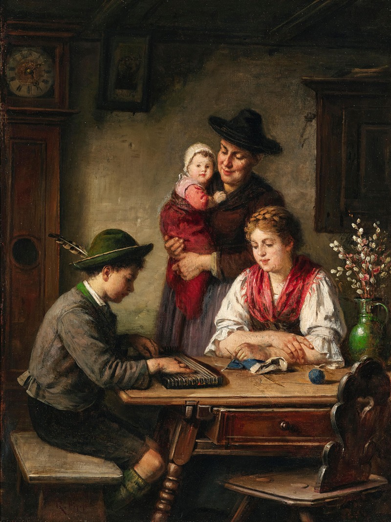 Rudolf Epp - The Young Zither Player