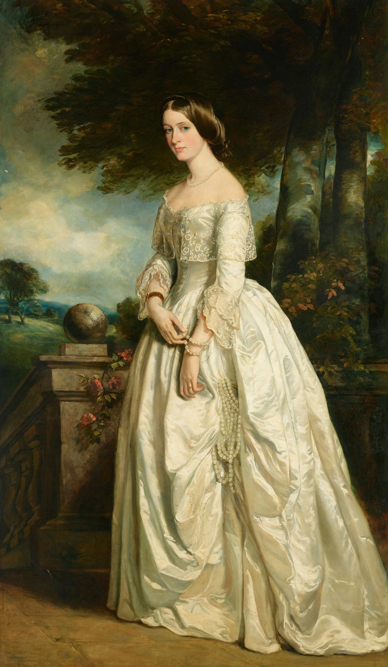 Sir Francis Grant - Portrait of Louisa Madeleine Keith-Falconer, née Hawkins (1828-1916), Countess of Kintore