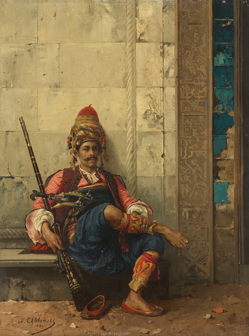 Stanislaus von Chlebowski - Zeybek à Brousse (Bursa)