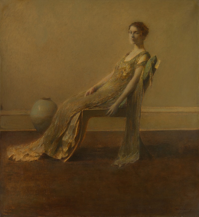 Thomas Dewing - Green and Gold