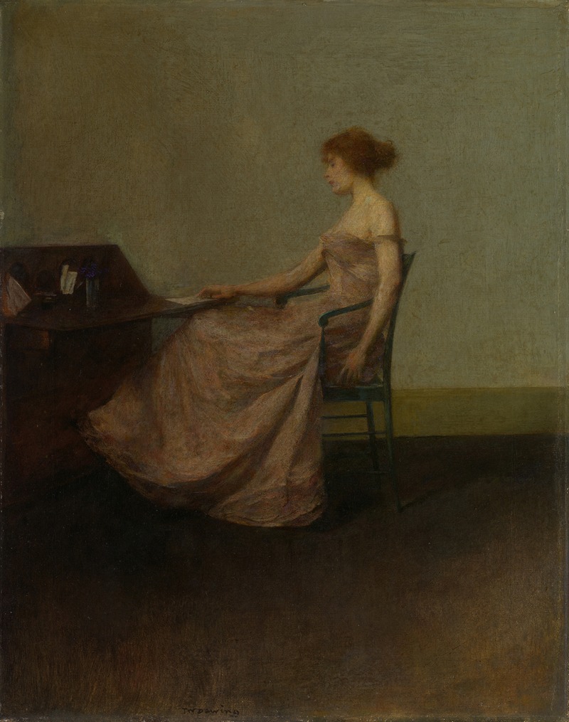 Thomas Dewing - The Letter