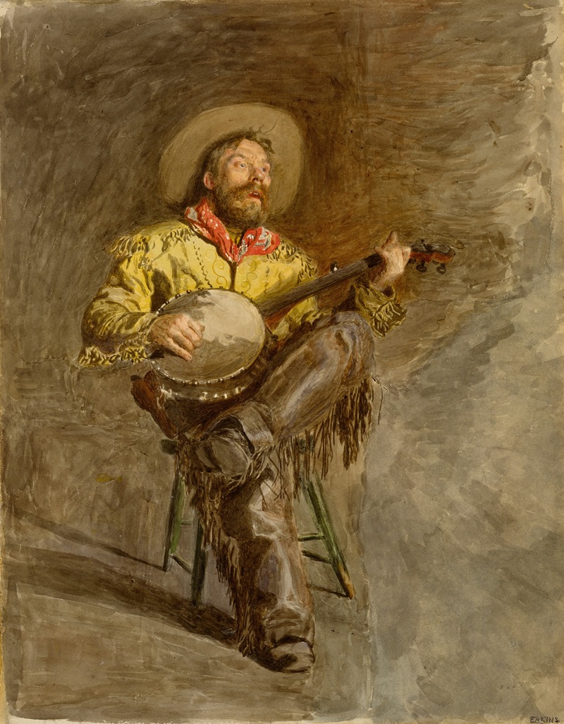 Thomas Eakins - Cowboy Singing