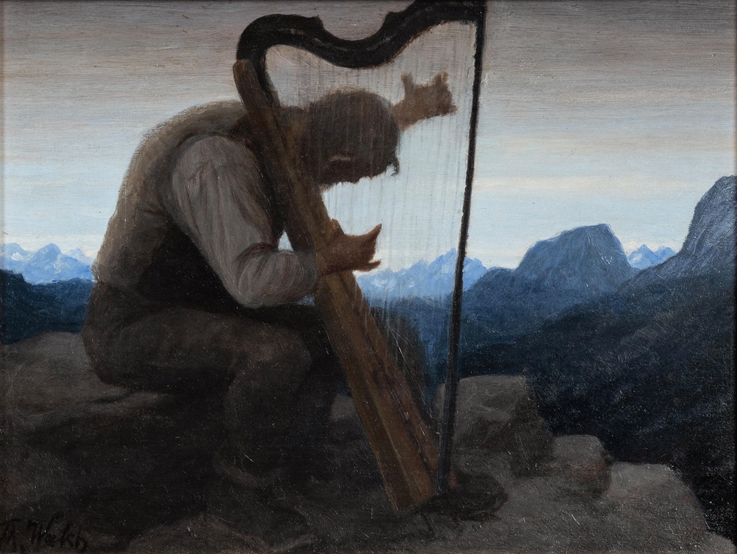 Thomas Walch - Prayer with Harp