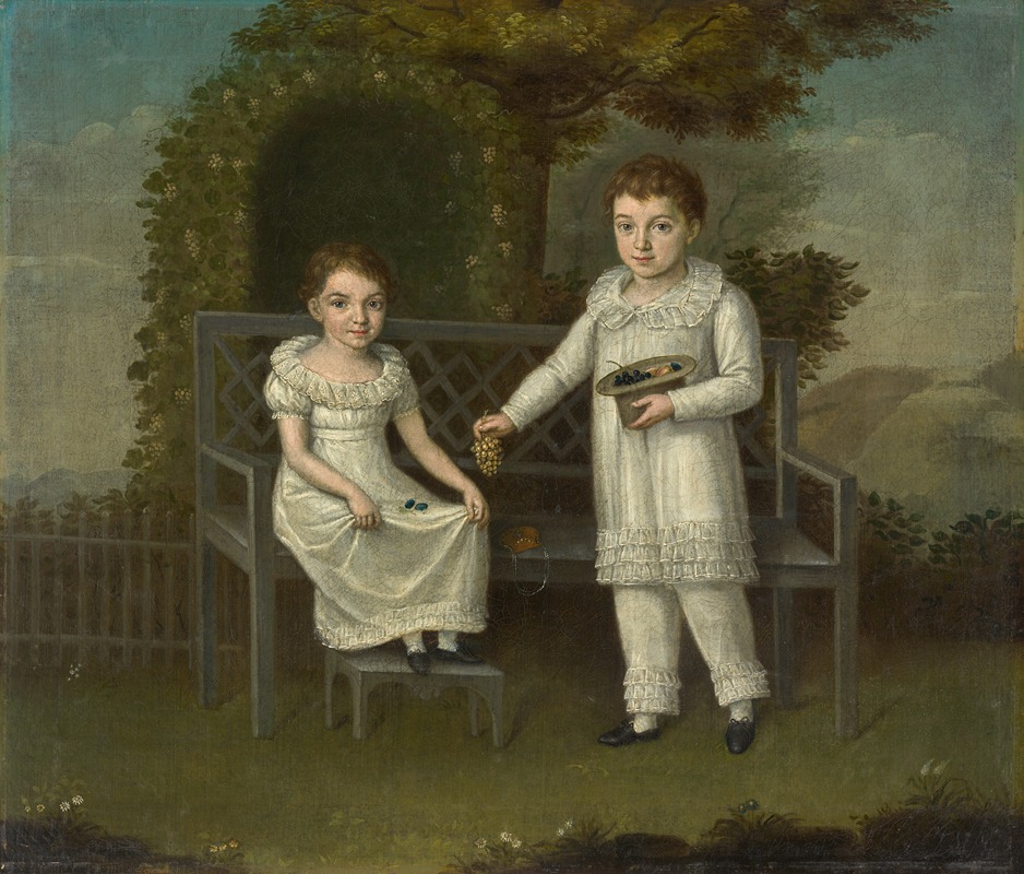 Wendelin Moosbrugger - Two Children of the Kuenzer Family