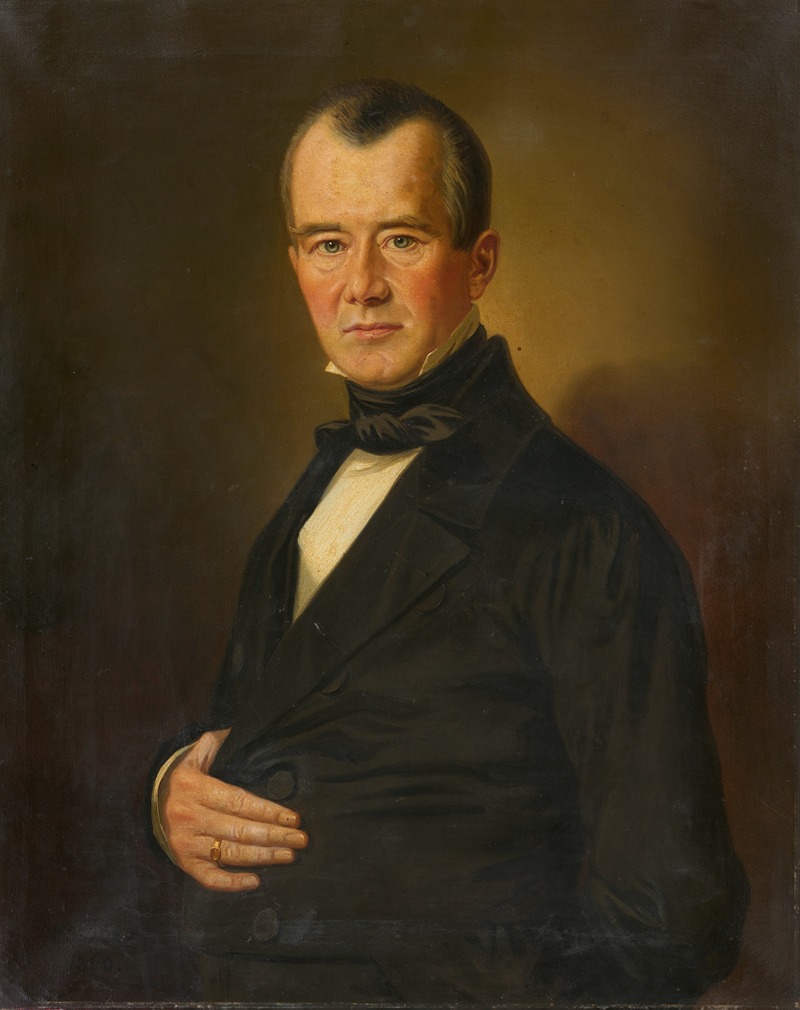 Wilhelm Dürr - Herrenbildnis Friedrich Mammel