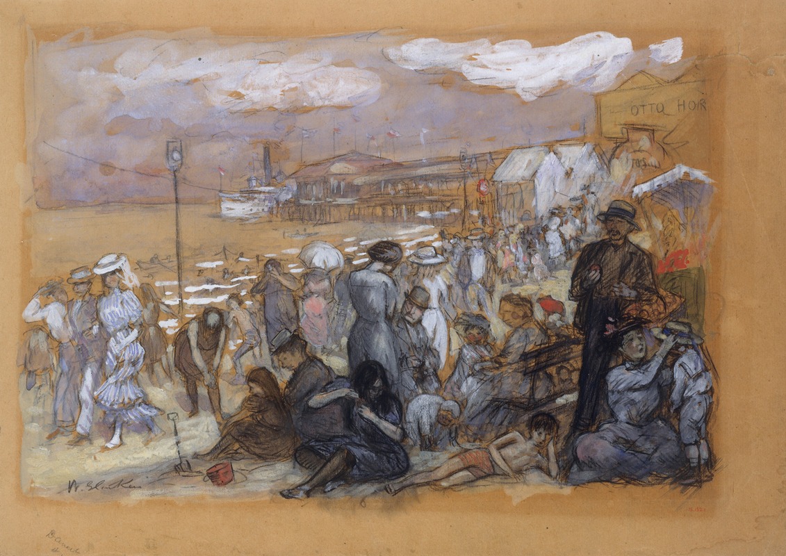 William James Glackens - Afternoon at Coney Island