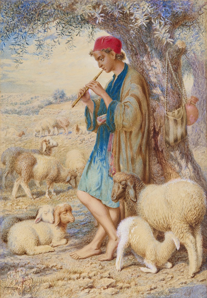 William James Webbe - Keeping Sheep, Bethlehem