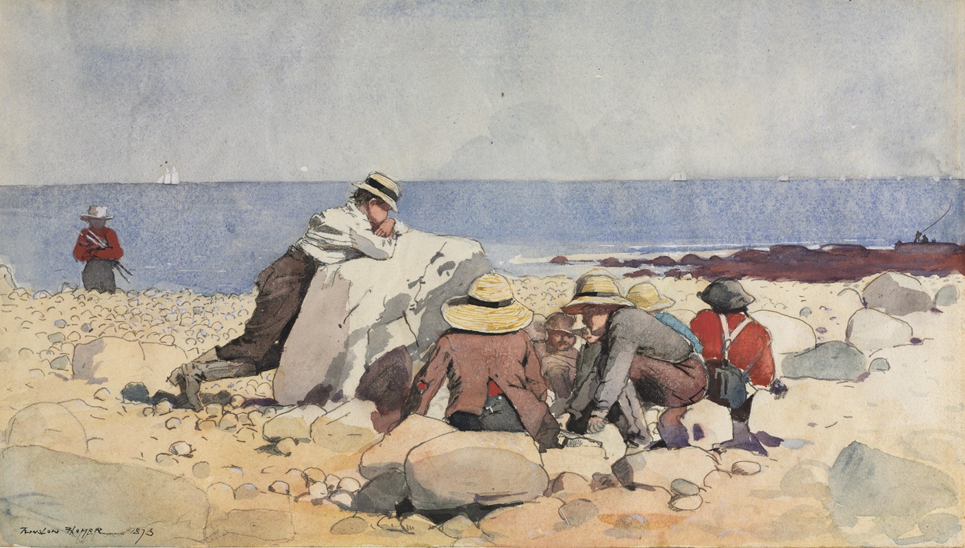 Winslow Homer - A Clam-Bake