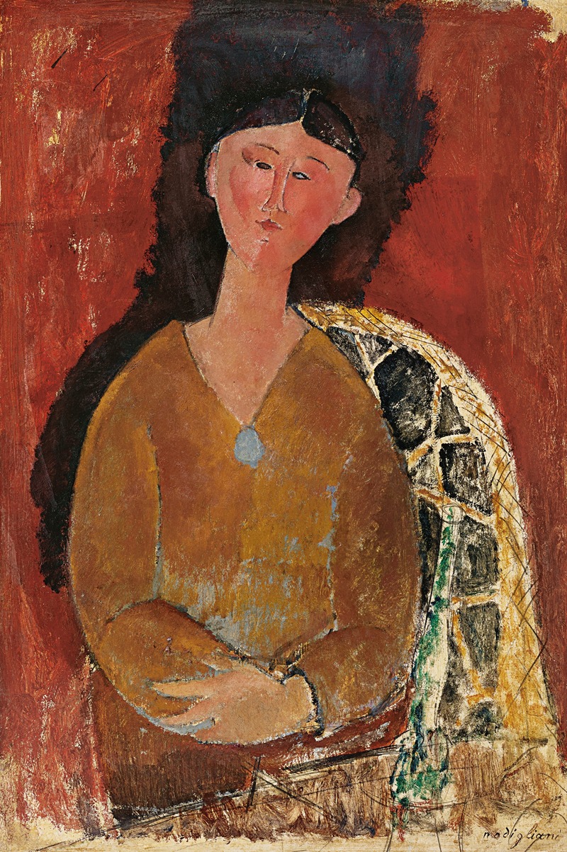 Amedeo Modigliani - Beatrice Hastings assise