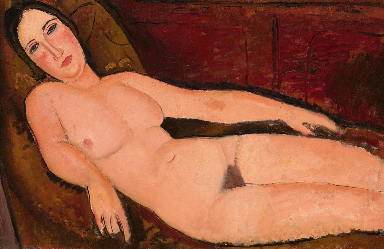 Amedeo Modigliani - Nude on a Divan