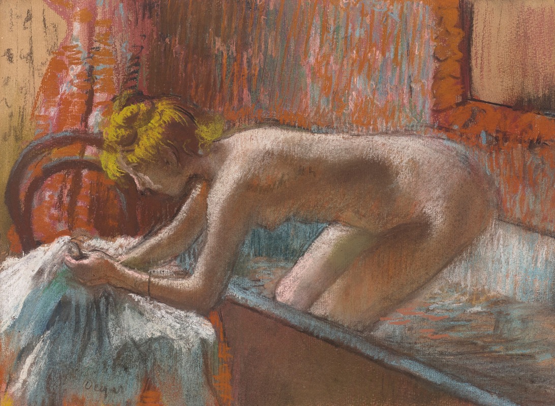 Edgar Degas - Femme sortant du bain