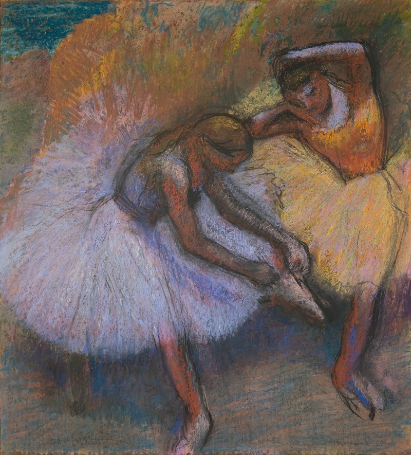 Edgar Degas - Two Dancers