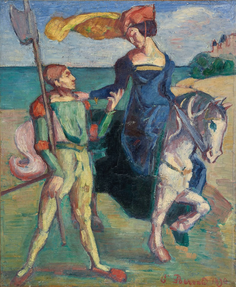 Emile Bernard - Guerrier et amazone