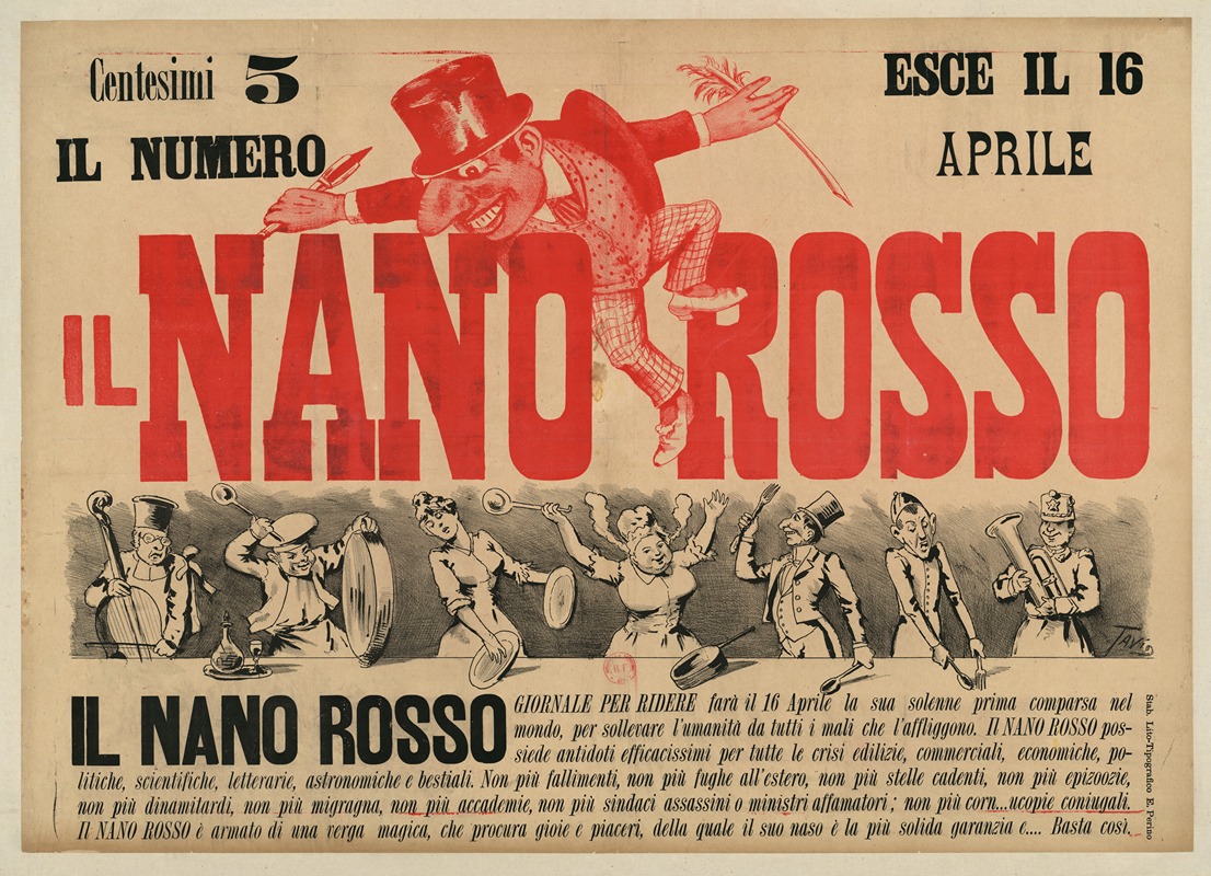 Ottavio Rodella Tavio - Il Nanno rosso giornale per ridere