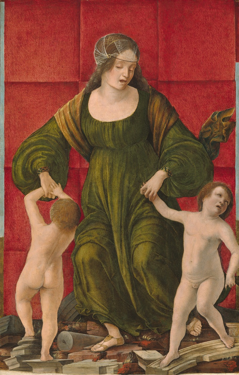 Ercole de' Roberti - The Wife of Hasdrubal and Her Children