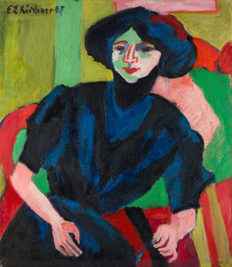 Ernst Ludwig Kirchner - Portrait of Gerti