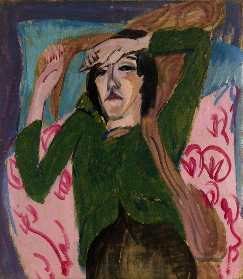 Ernst Ludwig Kirchner - Woman in the Green Blouse