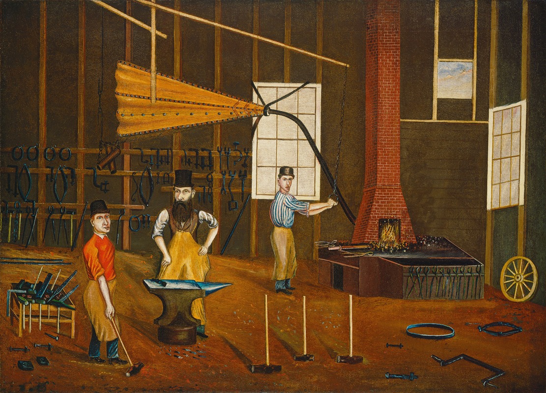 Francis A. Beckett - Blacksmith Shop