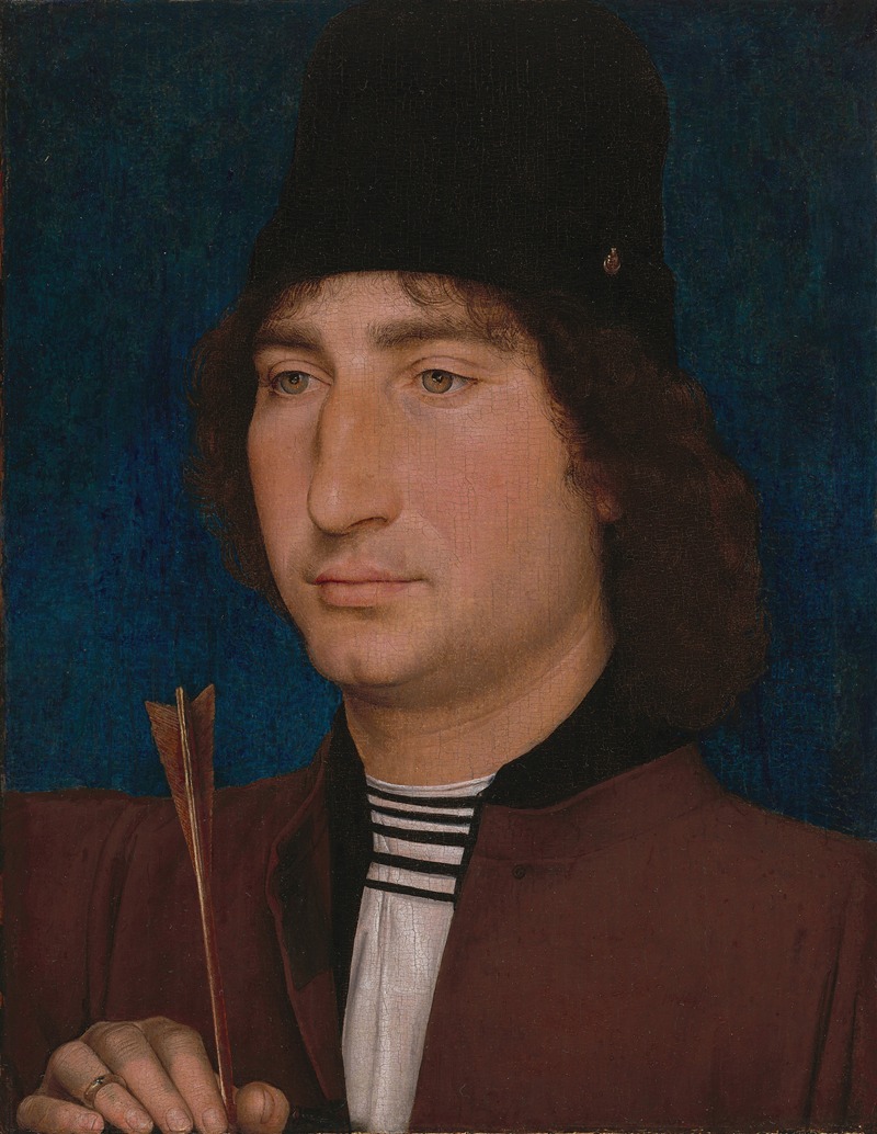 Hans Memling - Portrait of a Man with an Arrow