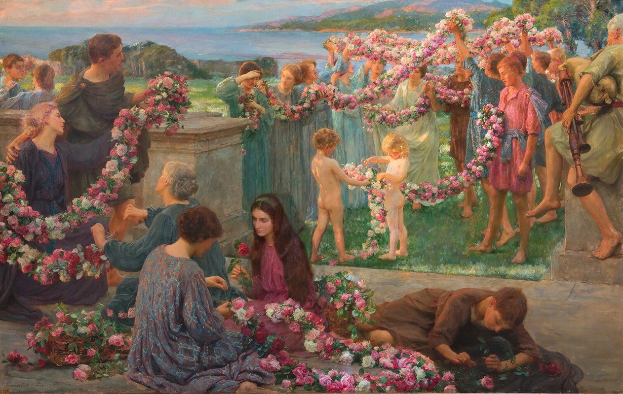 Herbert Arnould Olivier - The Garlands of Love