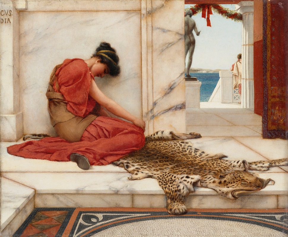 John William Godward - The Tiff