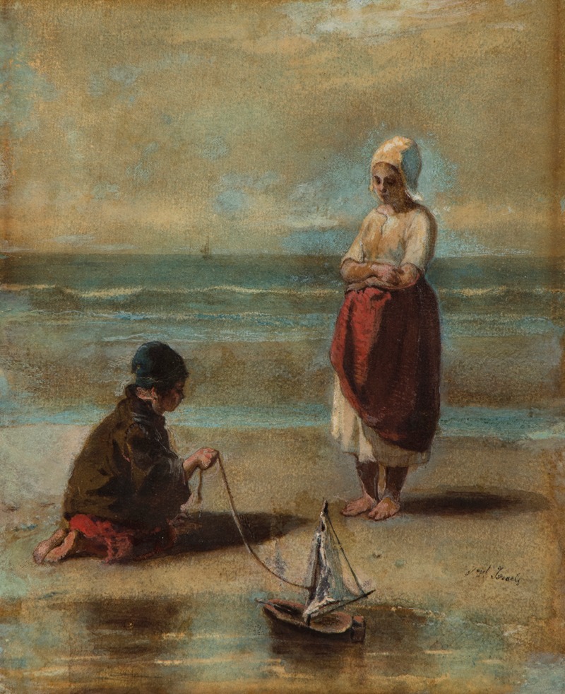 Jozef Israëls - Children at the Seashore